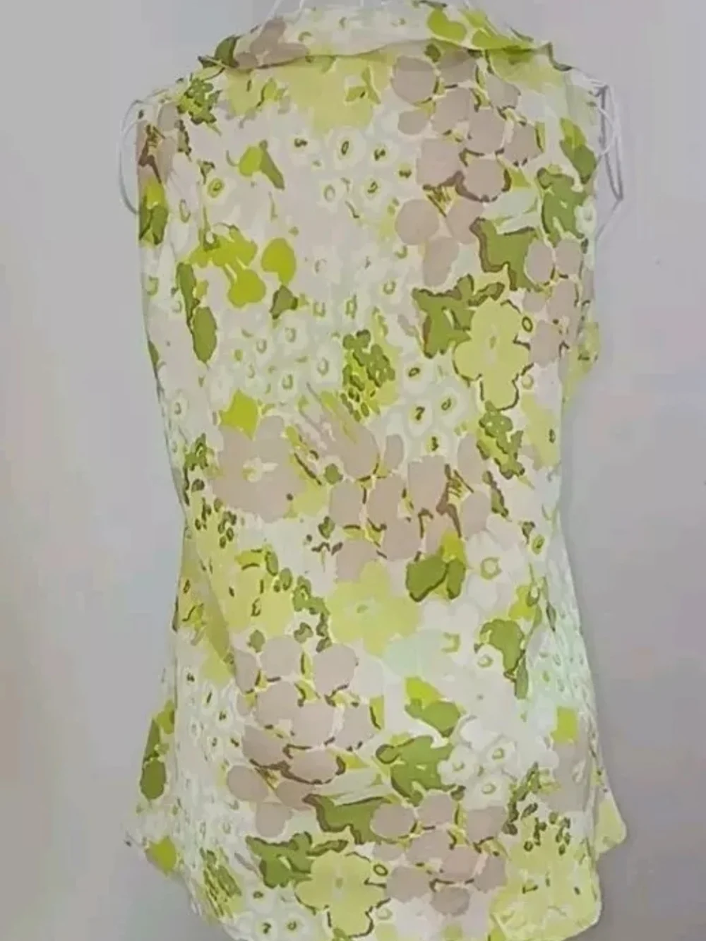 Banana Republic Citrus Floral Ruffle Neck Blouse - XL NWT - Picture 2 of 3